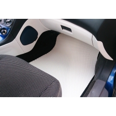 Арт.03-01-11-01-0016 АвтоКоврики модельные на пол в салон из EVA-материала, цвет ковров: белый, комплект