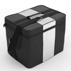 Арт.03-01-18-06-0014 Авто сумка-органайзер из эк.чёр.+эк.бел., мод.ASEK-0103